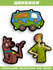 Украшения для обуви джибики("Скуби Ду(Scooby Doo)"), Джибитсы(3 ш...