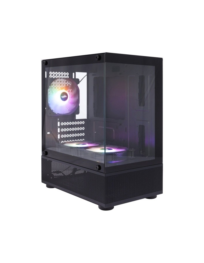1STPLAYER MIKU Mi2-A Black / mATX / 3x120mm LED fans / Mi2-A-BK-2F1R-1F1