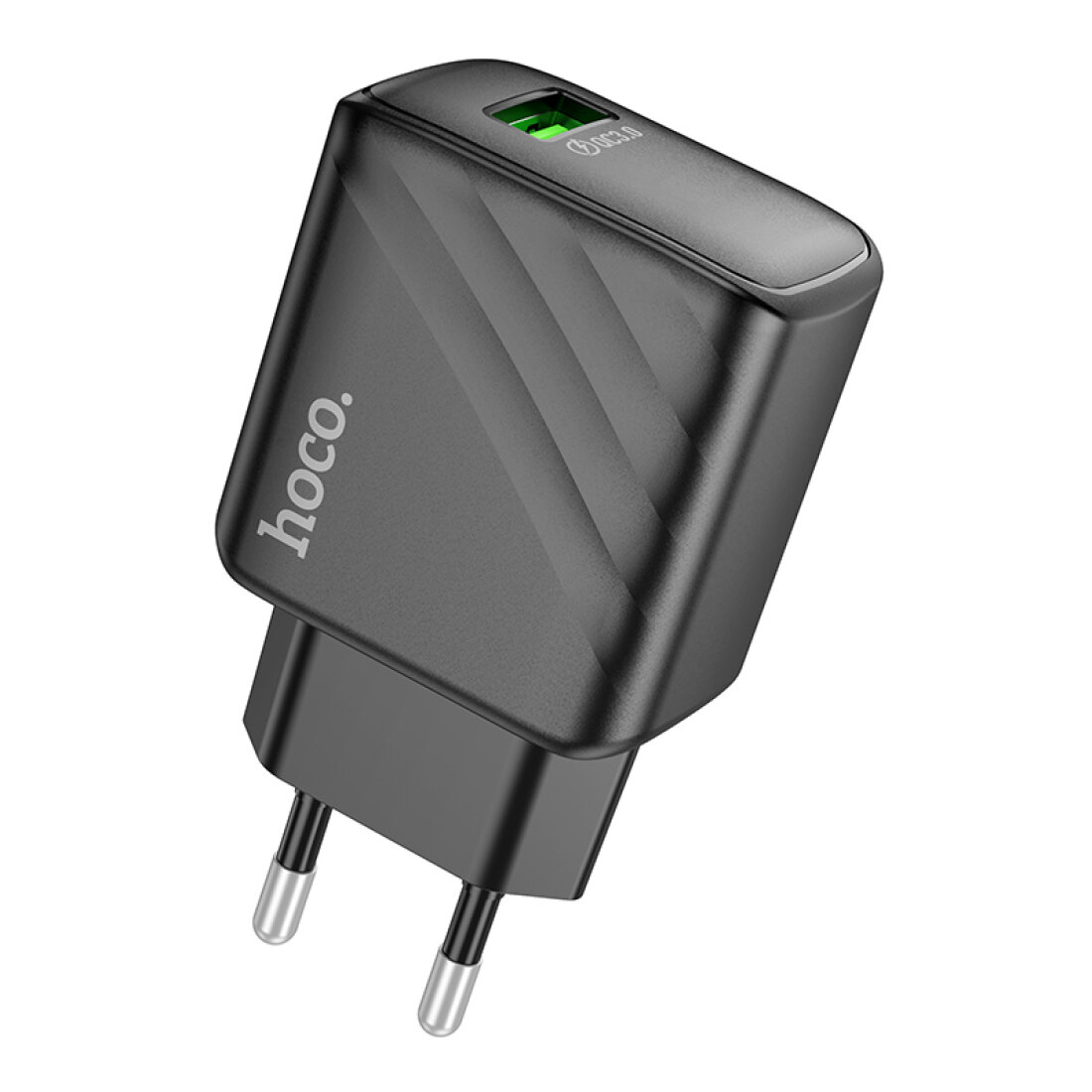 Сетевое зарядное устройство, 1 USB 3.0 QC 18W (CS21A), HOCO, черный