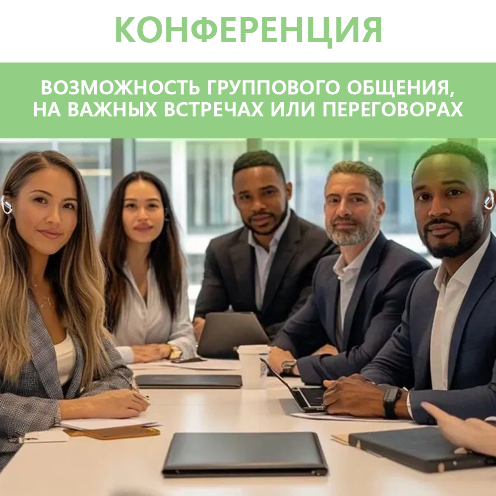 Электронные Переводчики Xiaomi Наушники беспроводные, наушники для перевода, Бизнес-класса, Поддержка более 140 языков beutyone