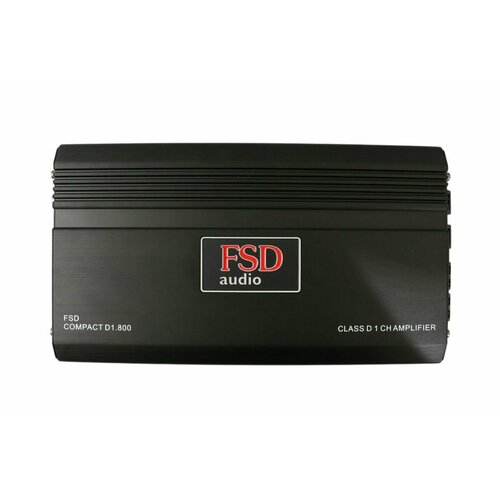 Автомобильный усилитель звука FSD audio Compact D1800 1-канальный для сабвуфера моноблок 800Вт D-класс 799000₽