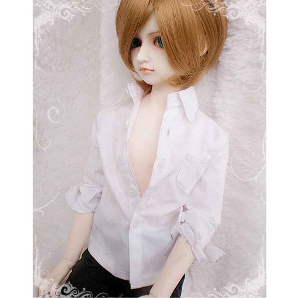 Костюм для куклы Wamami 529 # 1/4 MSD 1/6 1/3 SD DZ AOD LUTS BJD, 1PC Shirt, SD17 DZ70 Doll, Мужской