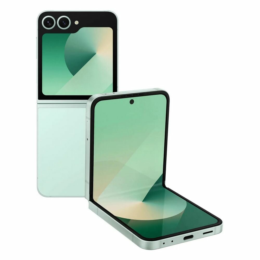 Смартфон Samsung Galaxy Z Flip 6 5G SM-F741B 12+256Gb мятный (SM-F741BLGGCAU)