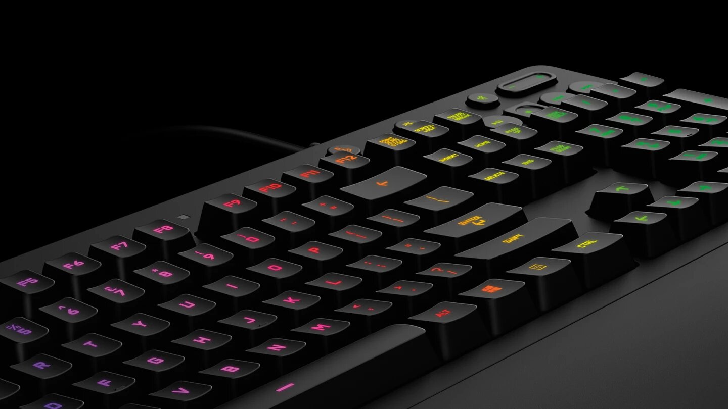 Клавиатура LOGITECH G213 Prodigy Corded RGB Gaming Keyboard - BLACK - RUS - USB, проводной