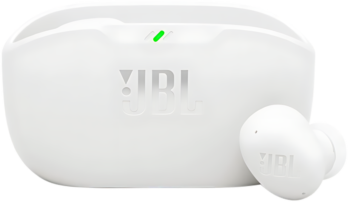 Наушники JBL Wave Buds 2 с шумоподавлением Bluetooth 5.3 белые