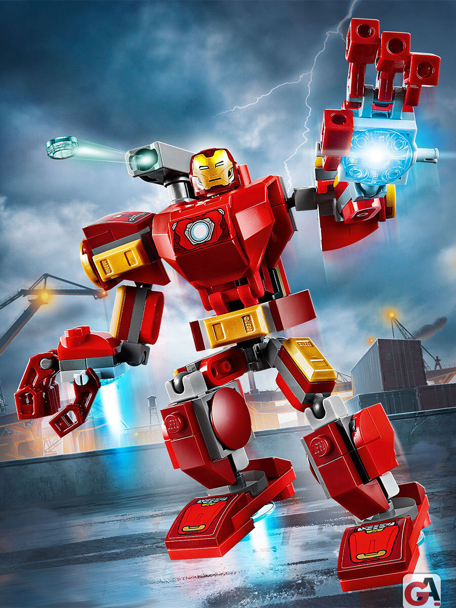 Конструктор Марвел Железный Человек: трансформер — фото 1