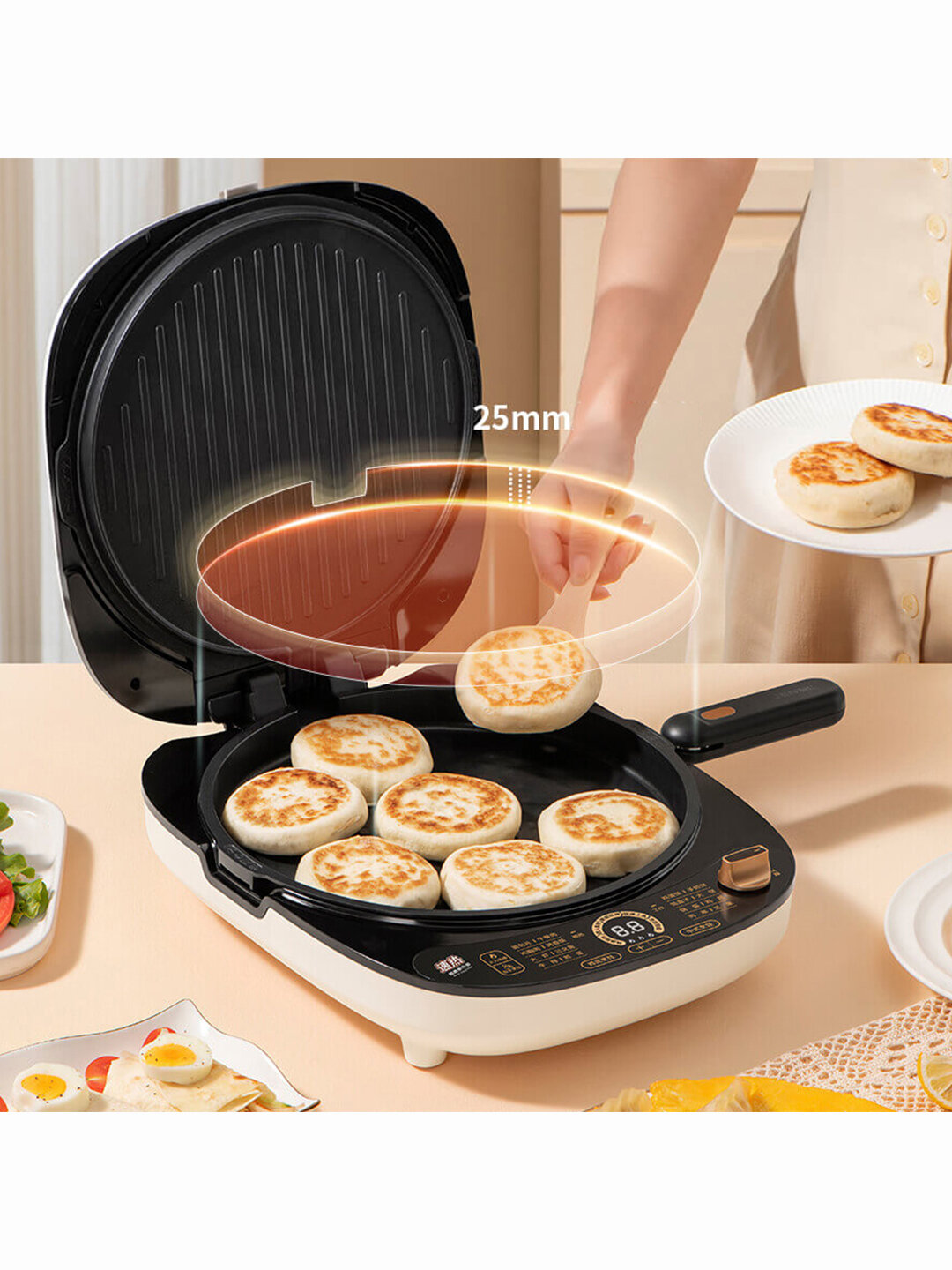 Кастрюли И Ковши Xiaomi Многофункциональная электрическая кастрюля Xiaomi Liven Intelligent Double Split Tray (LR-D3027S)