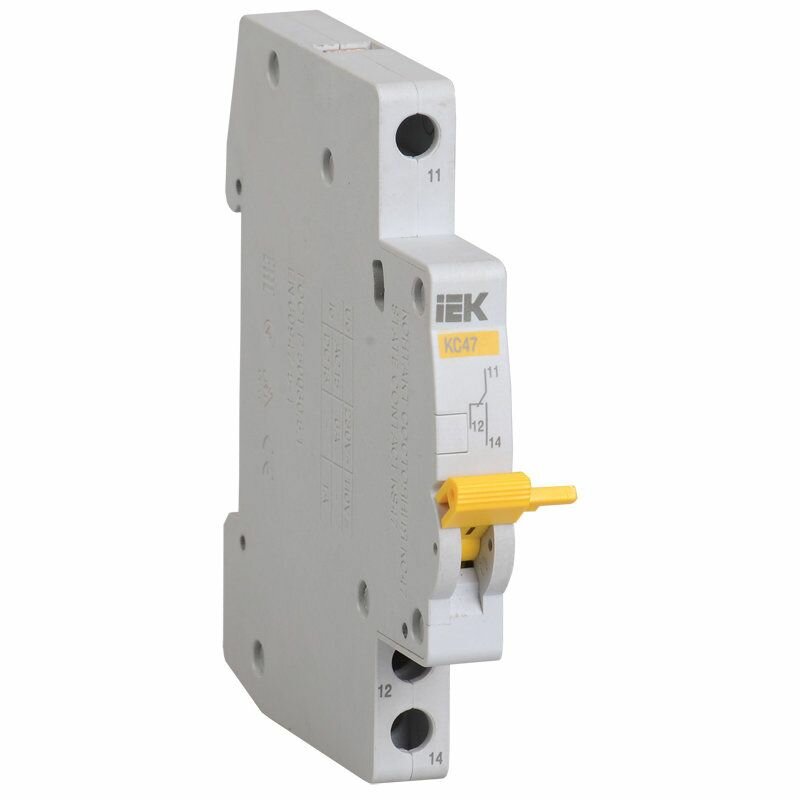 Контакт состояния IEK КС47, новая серия, на DIN-рейку, винтовое соединение