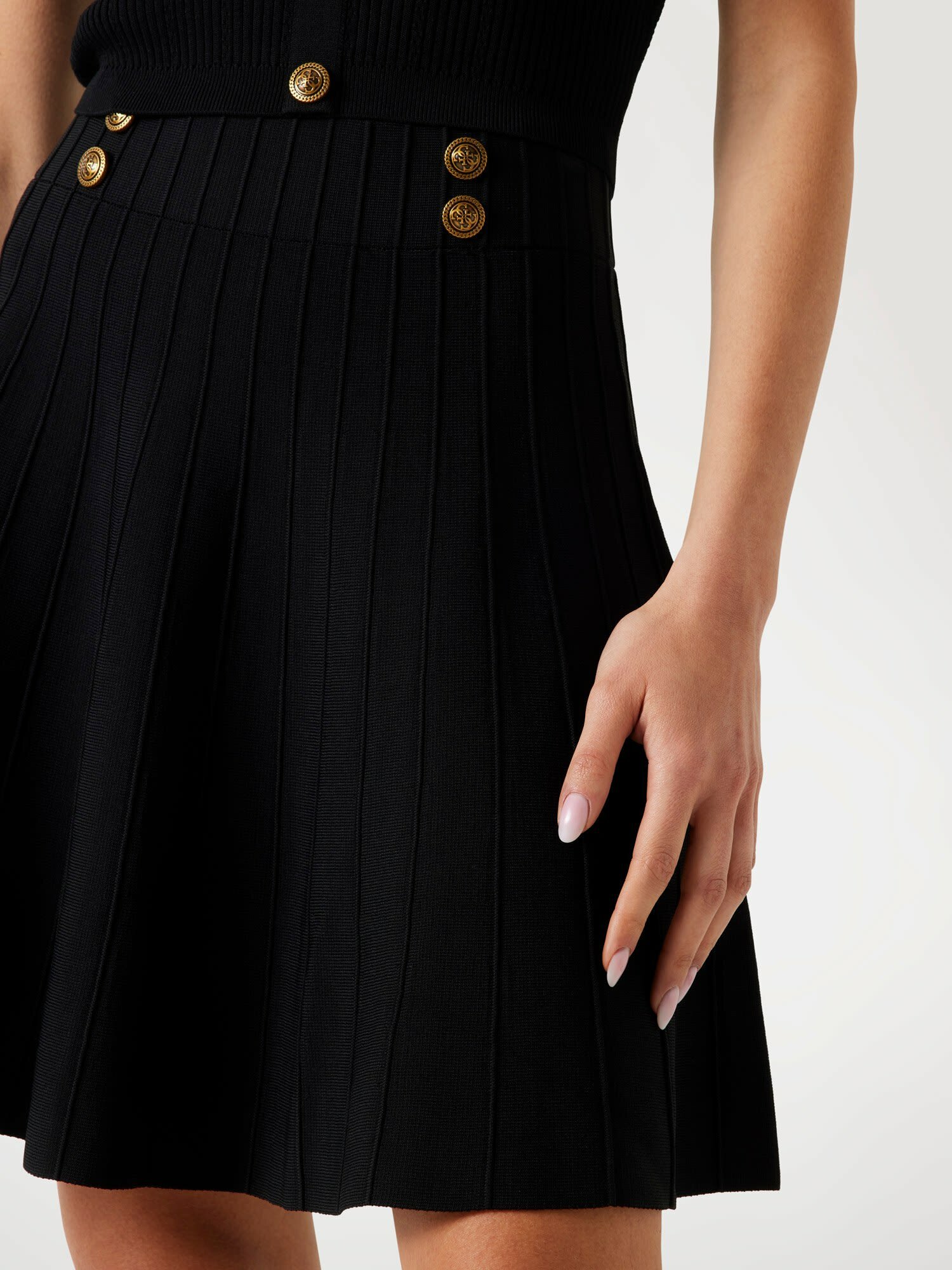 Юбка GUESS EMMIE SWTR, размер XS, черный — фото 1