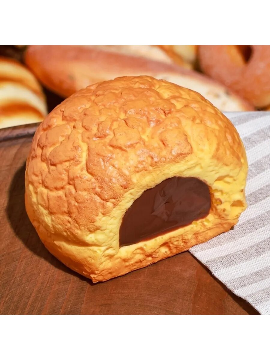 Антистресс-муляж 'Шоколадный пирожок' 9х7х5 см