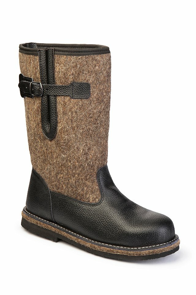 Сапоги зимние мужские комбинированные лесник с композитным подноском