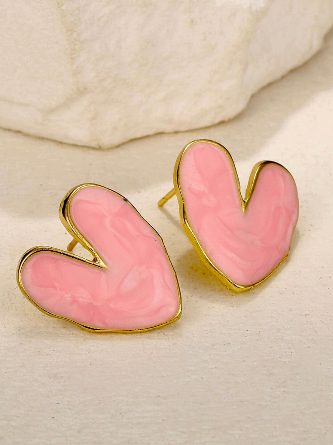 Комплект серег, pink — фото 1