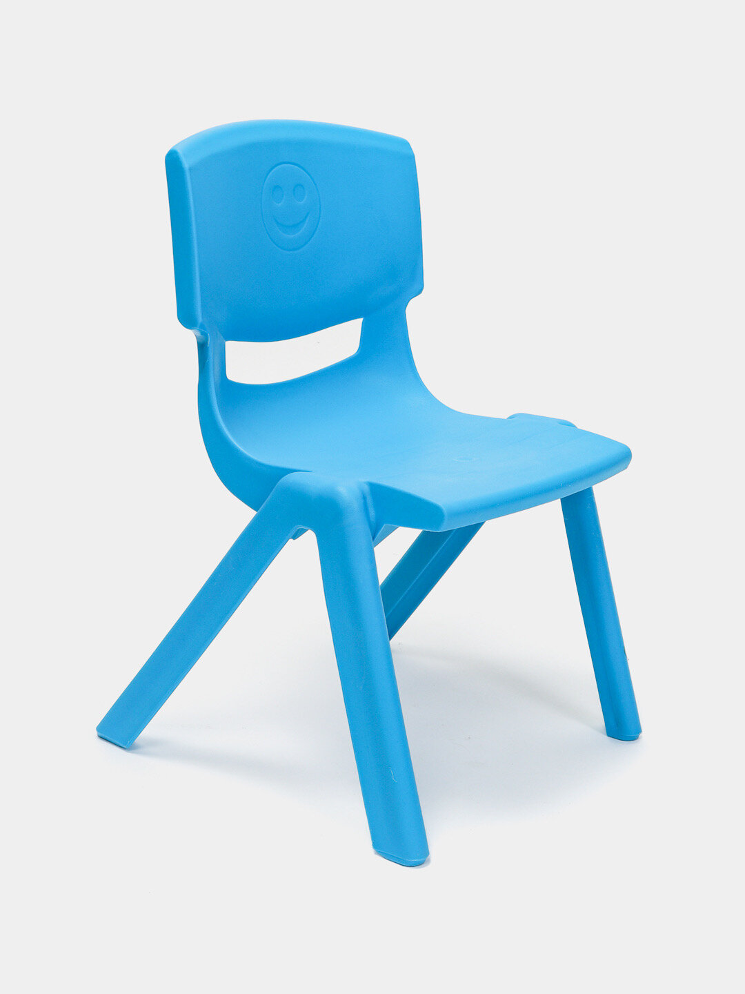 Детский стул, пластиковый, со спинкой, поднимает до 120 кг, 5 разных цветов