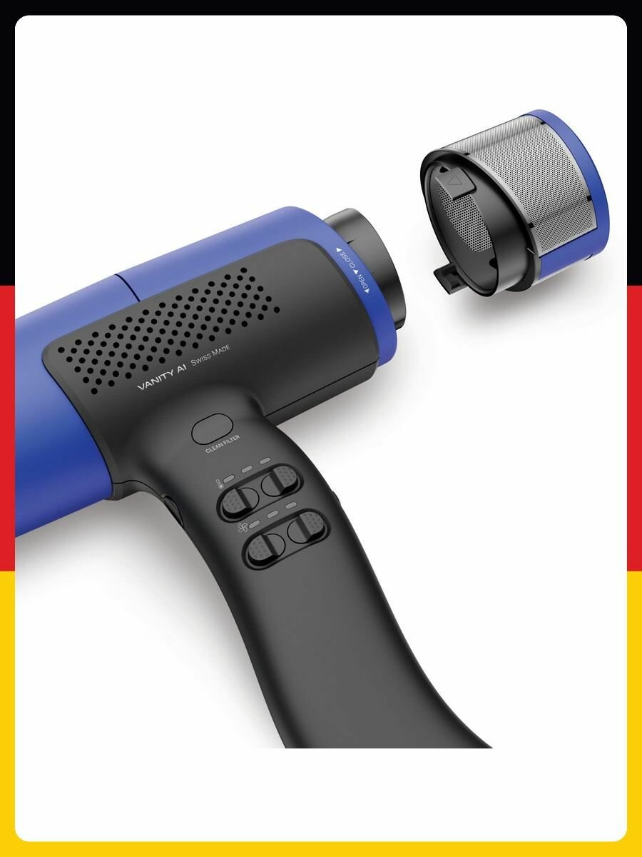 VA OB Фен Valera 501.00 VanityCare AI Obsidian Blue — фото 1