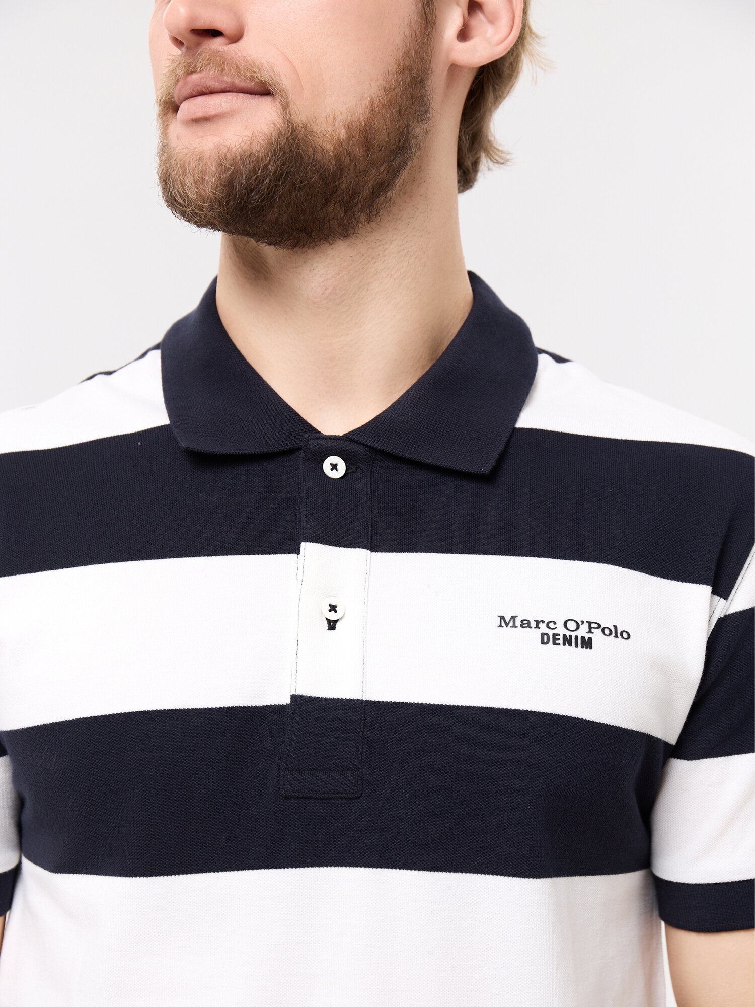 Поло Marc O'Polo, размер M, разноцветный — фото 1