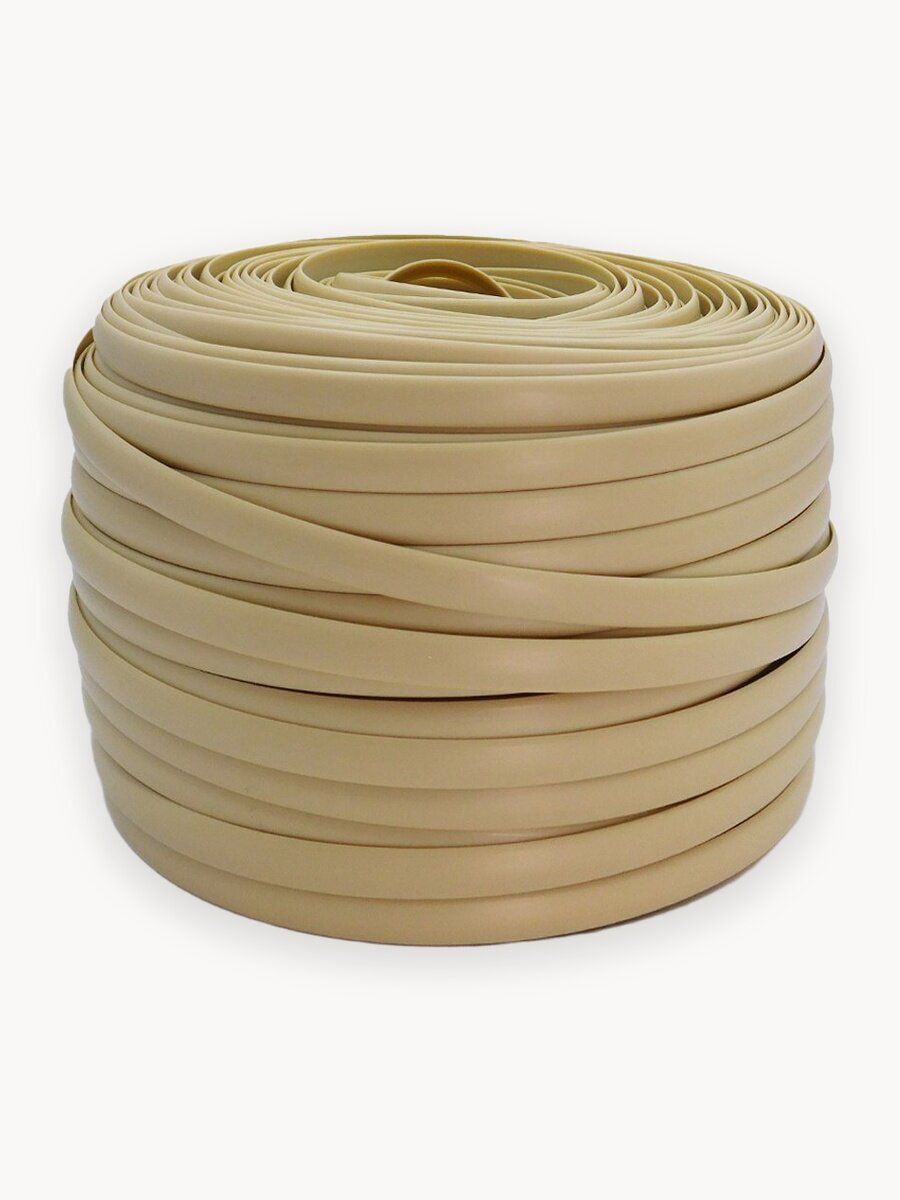 Полиротанг, ротанг для плетения цвет Бежевый 100 м