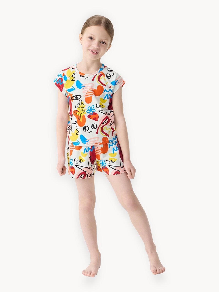 Пижама Lassie, размер 116, молочный