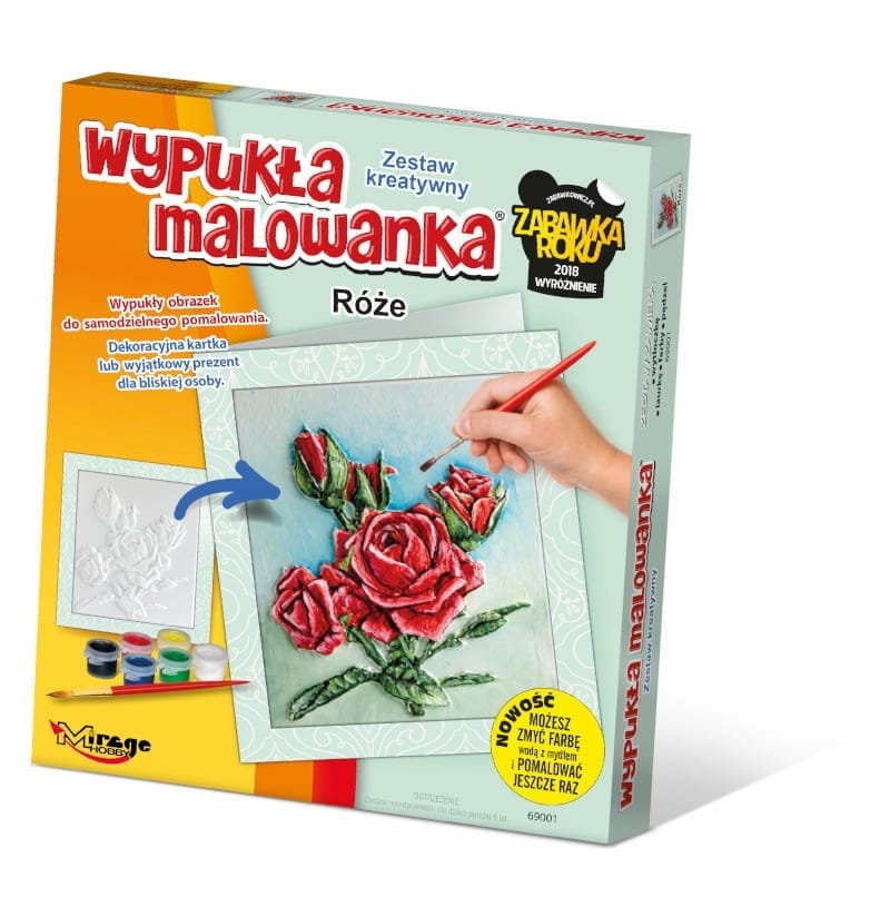 Набор для рисования, росписи Mirage Hobby объемная раскраска, цветы