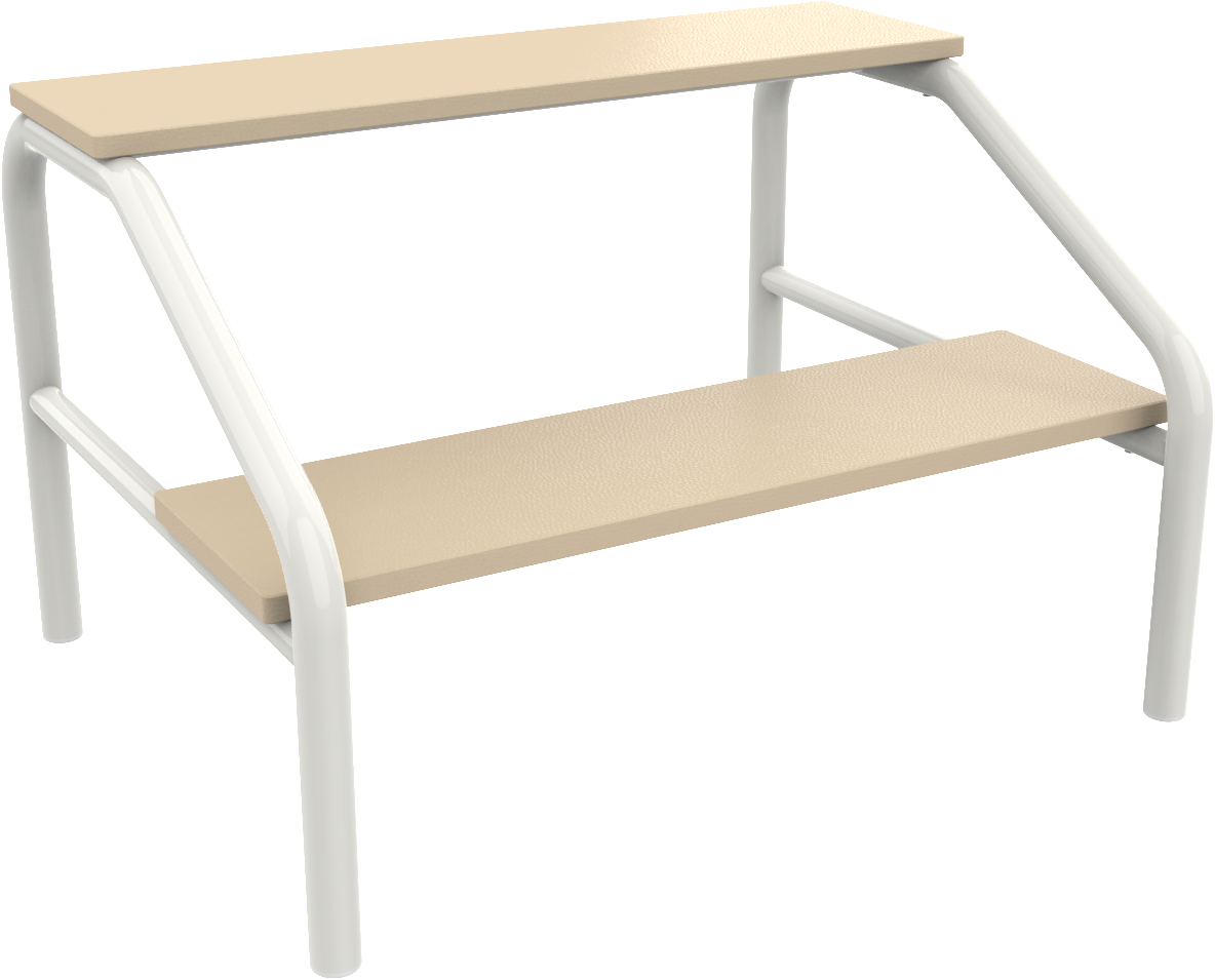 фото Лестница для массажного стола, бежевый