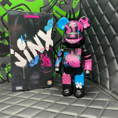 Игрушка Bearbrick Jinx 28 см фигурка jinx minecraft steve