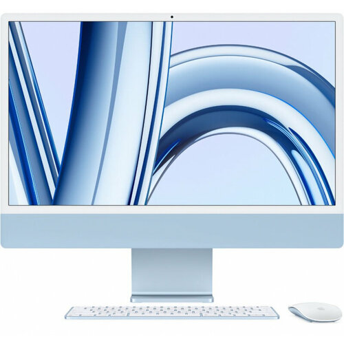 Моноблок Apple iMac 24" Retina 4.5K/2023/8-core M3 chip 10-core GPU/8GB/512GB SSD, Blue