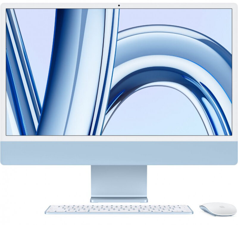 Моноблок Apple iMac 24" Retina 4.5K/2023/8-core M3 chip 10-core GPU/8GB/512GB SSD Blue