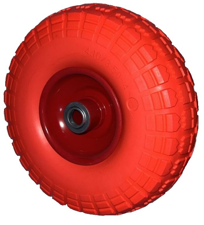 фото Колесо для тачек VIcart 265х8 мм с подшипником и литым полиуретаном