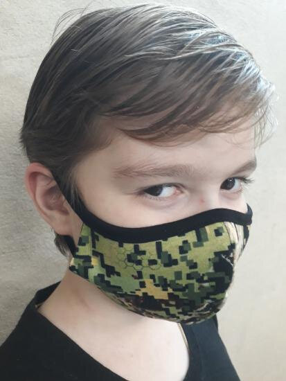 Многоразовая защитная маска детская