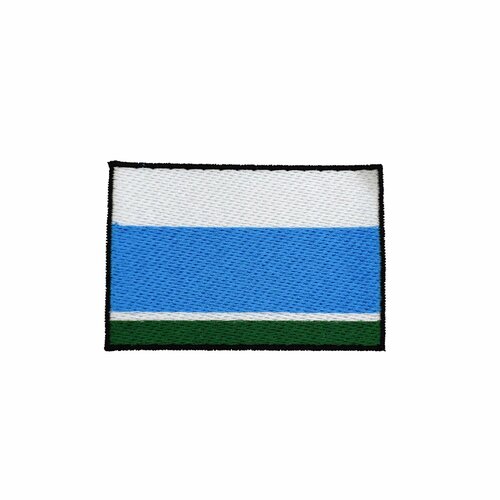 Нашивка шеврон (патч), термоаппликация на клеевой основе, Флаг Свердловской области, размер 80х55 мм нашивка шеврон патч термоаппликация на клеевой основе флаг ульяновской области размер 80х55 мм