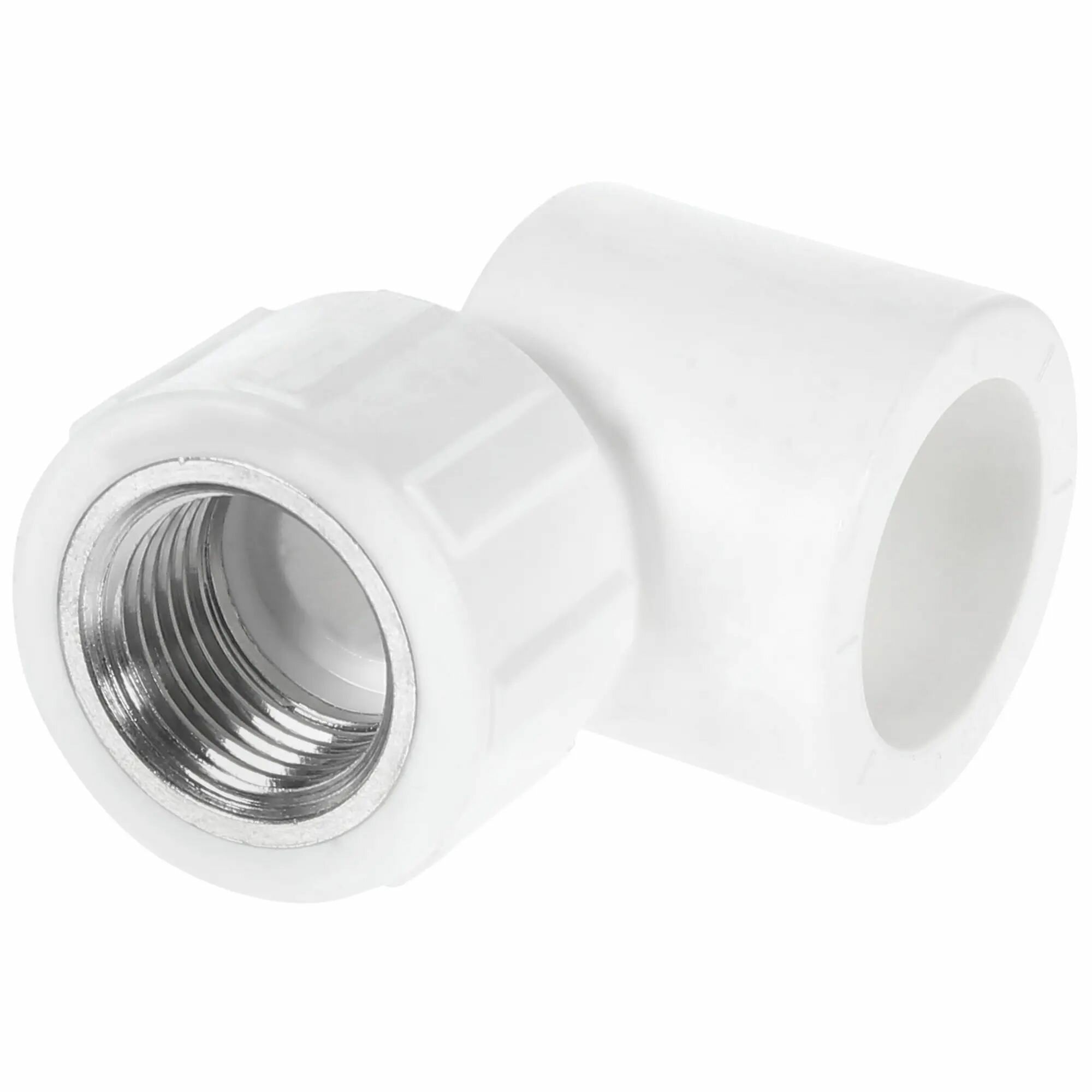 фото Угол 90 25 мм х 1/2" ВР полипропилен