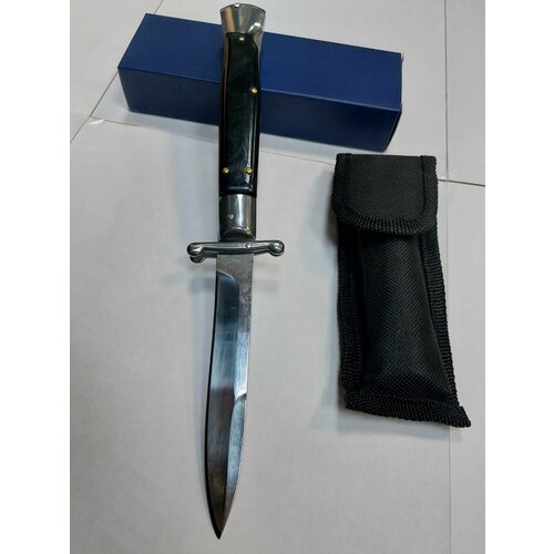 Складной нож Нож туристический выкидной, длина лезвия 9.5 см нож туристический складной выкидной с кнопкой