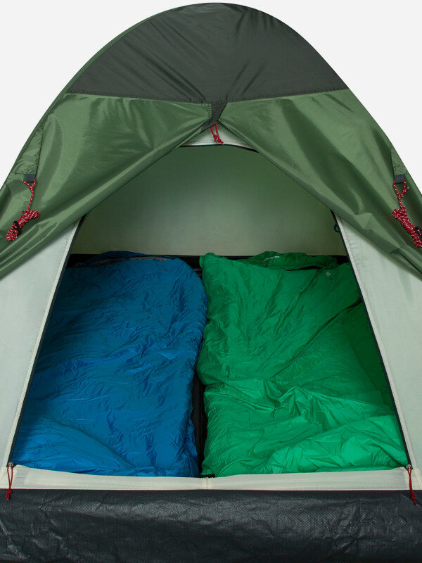 Палатка 2-местная Outventure Dome 2 Зеленый; RU: Без размера, Ориг: One size