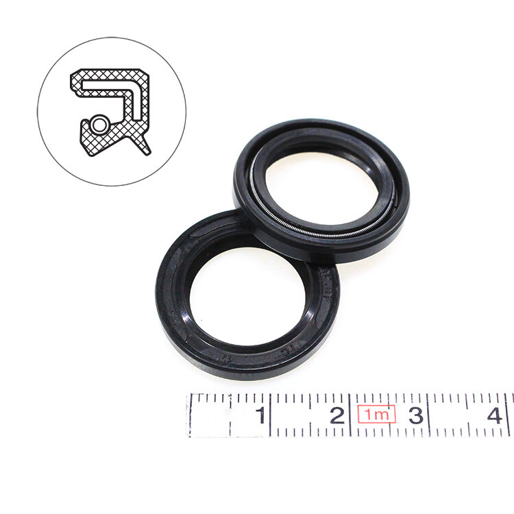 Манжета армированная (Сальник) 17х24х4 (тип 2 / TC) 70NBR (упаковка 10 шт.)