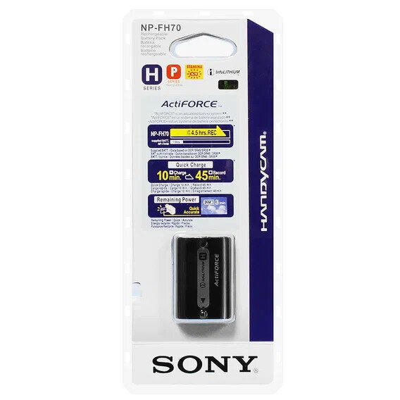 Аккумулятор SONY NP-FH70