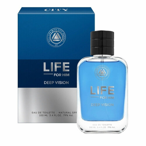 CITY Parfum City Life Deep Vision туалетная вода 100 мл для мужчин туалетная вода city parfum life deep vision 100 мл