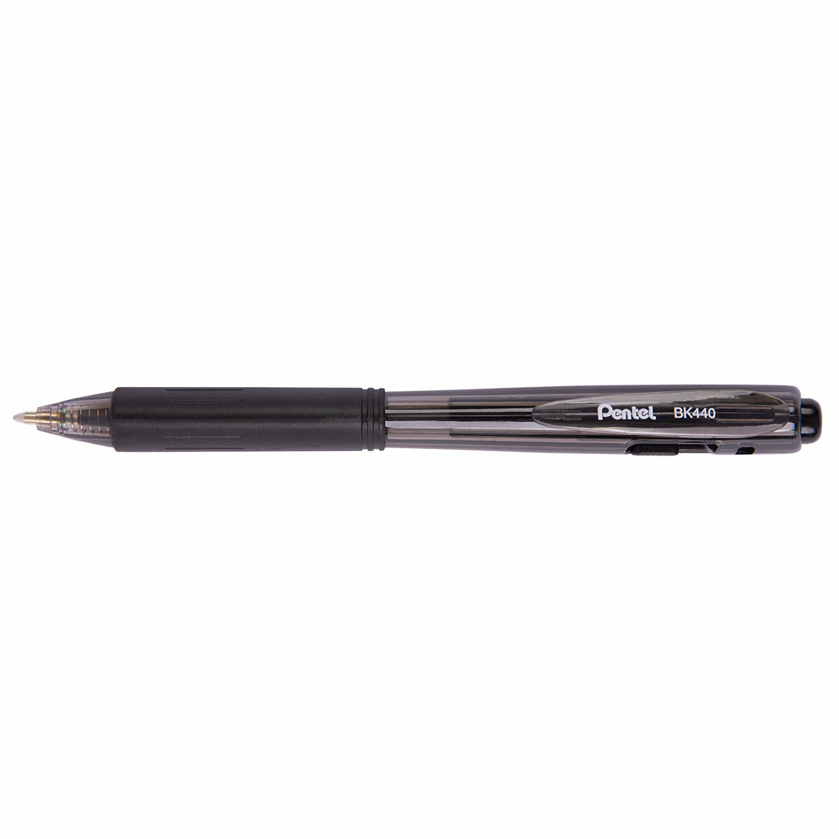 Ручка шариковая автоматическая (трехгранный корпус) d 1 мм BK440-A цвет чернил: черный, 1 шт. в заказе