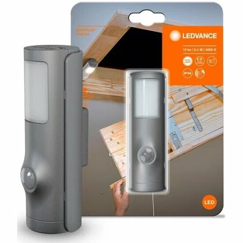 Мебельный светильник Ledvance-osram LEDVANCE NIGHTLUX TORCH SI 6XBLI1 03Вт 10Лм 4000K IP54 сенсор 1345₽