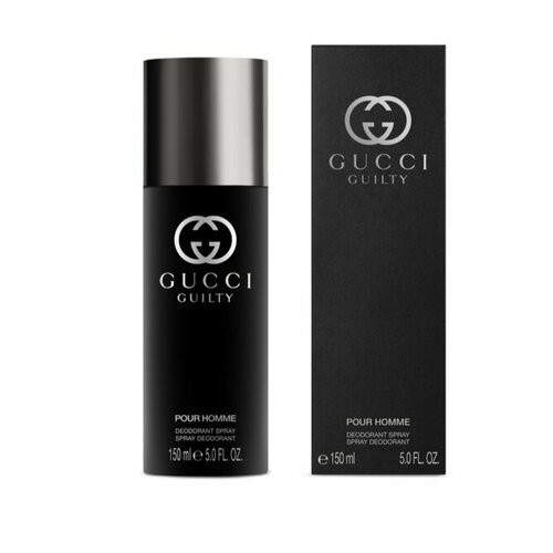 Мужской дезодорант-спрей GUCCI Guilty, 150 мл туалетная вода gucci guilty black pour homme