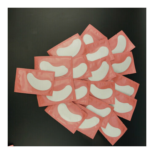 Патчи под глаза для наращивания и окрашивания ресниц классические розовая упаковка 34 парупак 272₽