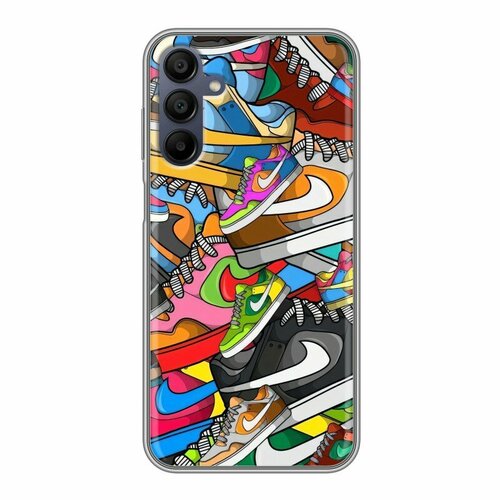 Дизайнерский силиконовый чехол для Самсунг А15 / Samsung Galaxy A15 Найки Nike дизайнерский силиконовый чехол для самсунг а15 samsung galaxy a15 яркие абстракции