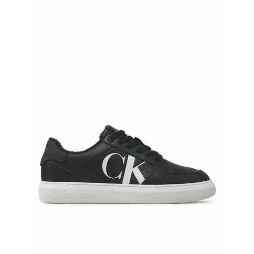 Кроссовки Calvin Klein Jeans, размер EU 43, черный кроссовки calvin klein jeans casual cupsole laceup mono triple black