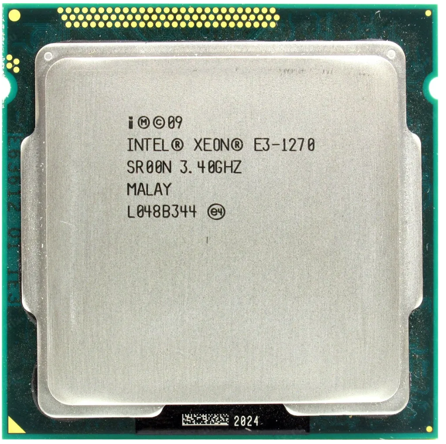 Процессор Intel Xeon E3-1270 3.40 GHz, 4core, 1+8Mb, 80W, 5 GT/s LGA1155 OEM