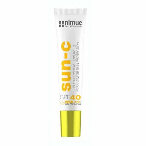 Солнцезащитный крем Sun-C SPF 40 20 мл NIMUE Sun-C SPF 40 20 мл солнцезащитный крем spf 40 с тонирующим эффектом светлый 60 мл nimue sun c tinted spf 40 60 мл