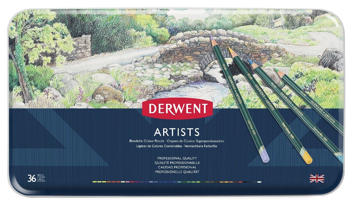 Набор карандашей Derwent Artist 36 штук