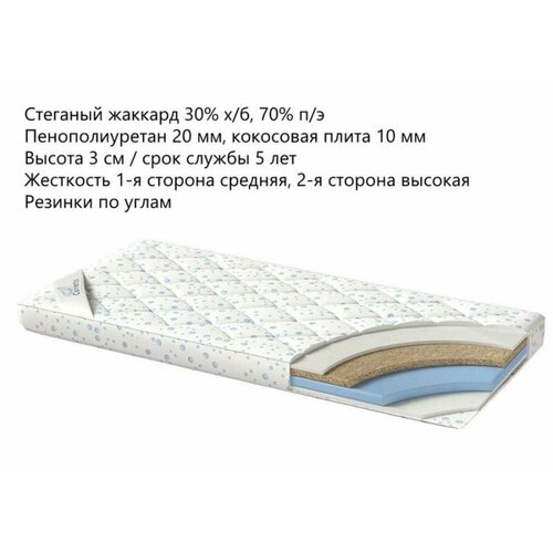 Наматрасник Corretto Foam Coco 170x195