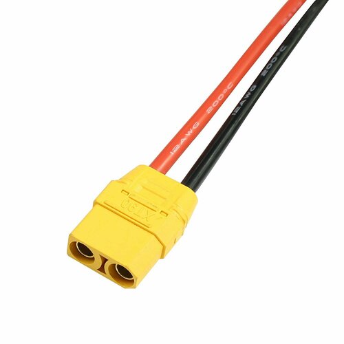 Разъем Amass XT90 (female) на проводе 10cm 12AWG AIII-C-083