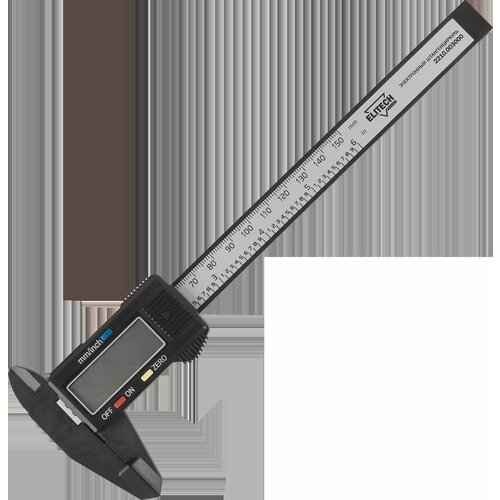 Штангенциркуль цифровой Elitech 150 мм 2052₽
