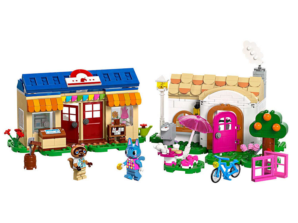 Конструктор LEGO Animal Crossing 77050 Конструктор Уголок Нука и дом Рози