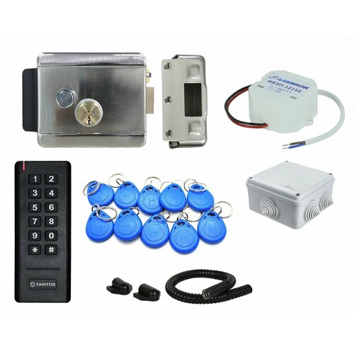 Комплект системы контроля доступа alpha08 кодонаборная панель замок электромагнитный кнопка выхода сила удержания до 180 кг 6190₽
