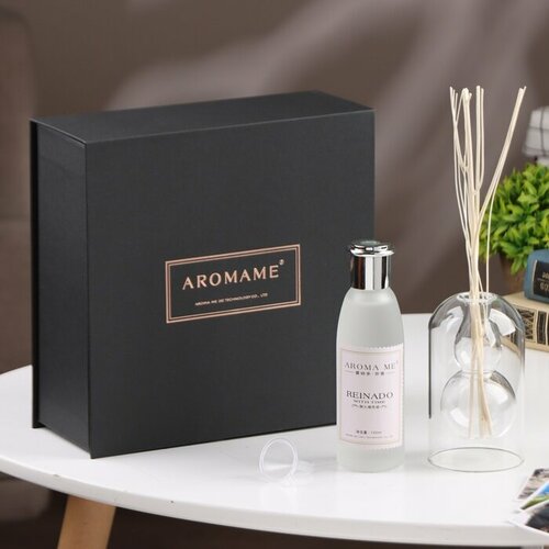 Диффузор ароматический в подарочной упаковке Aromame французская лаванда 120 мл 3248₽